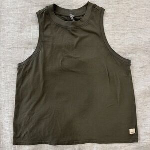 Vuori Olive Green Sleeveless Tank